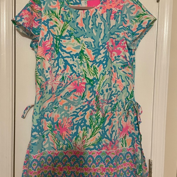 Lilly Pulitzer Blanca Stretch Romper Size 10 - Picture 1 of 4